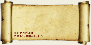 Zorana Ćatić vizit kartica